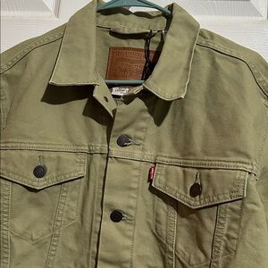 LEVI'S MEN'S TRUCKER JACKET Size:M/ green
